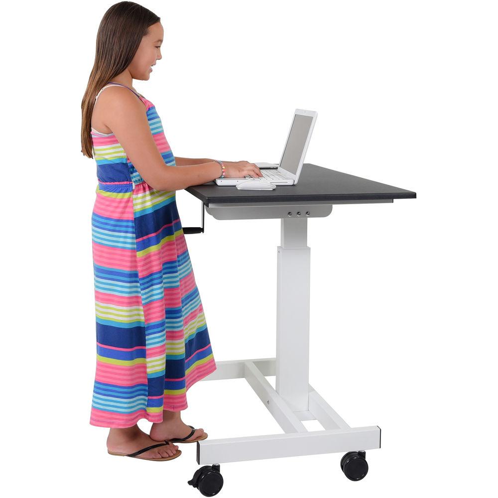 Luxor 40" Single-Column Crank Adjustable Stand-Up Desk