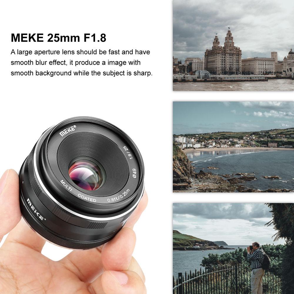 Meike MK-25mm f 1.8 Lens for Micro Four Thirds