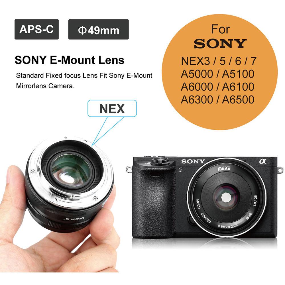 Meike MK-25mm f 1.8 Lens for Sony E