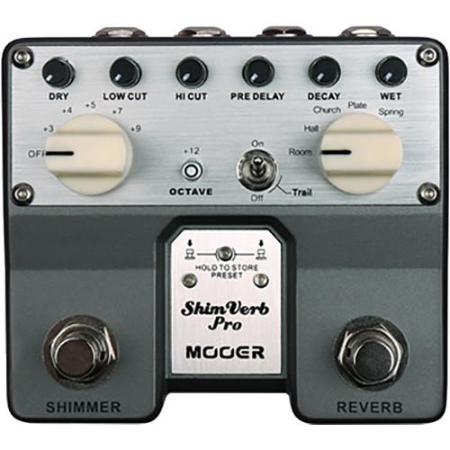 MOOER Twin Series ShimVerb Pro Digital Reverb Pedal