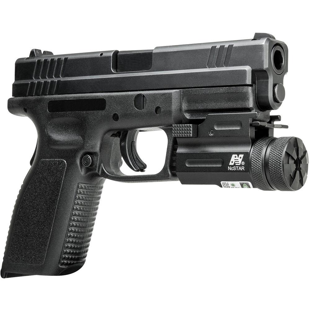 NcSTAR AQPTLMG Ultra Compact Green Pistol Laser with Quick Release Weaver Mount
