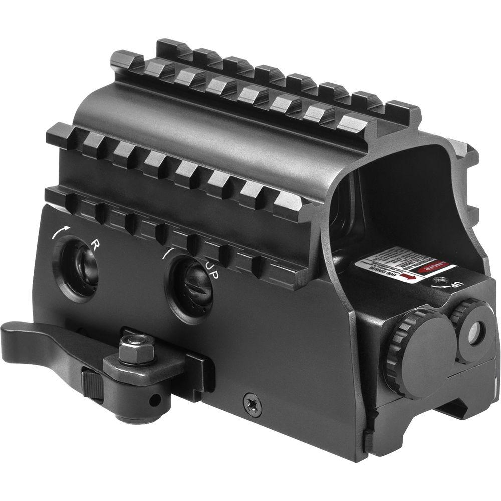 NcSTAR Tri-Rail Green Dot Reflex Sight with Red Laser