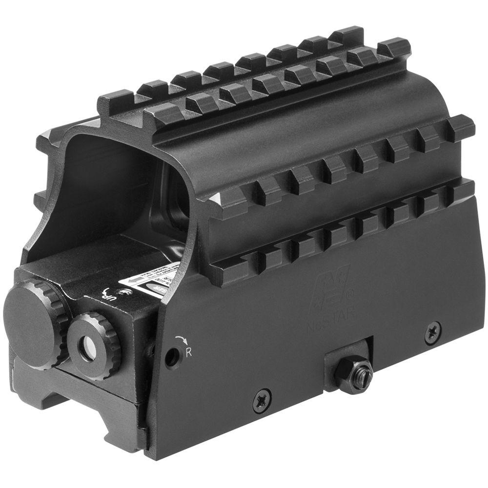 NcSTAR Tri-Rail Green Dot Reflex Sight with Red Laser