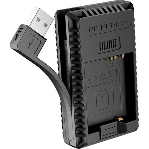 Nitecore UL109 Dual-Slot USB Charger for Leica BP-DC15-E Battery