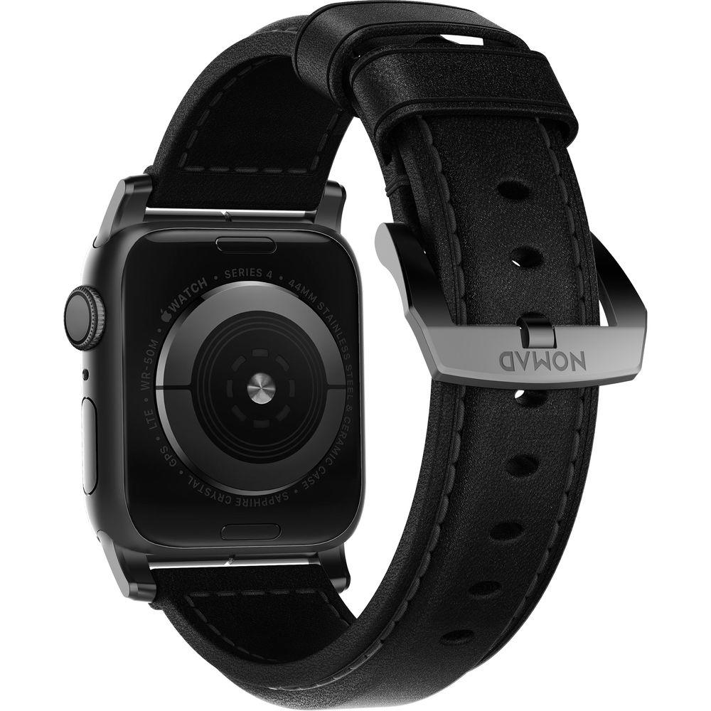 Nomad Traditional Leather Watch Strap for 42mm 44mm Apple Watch