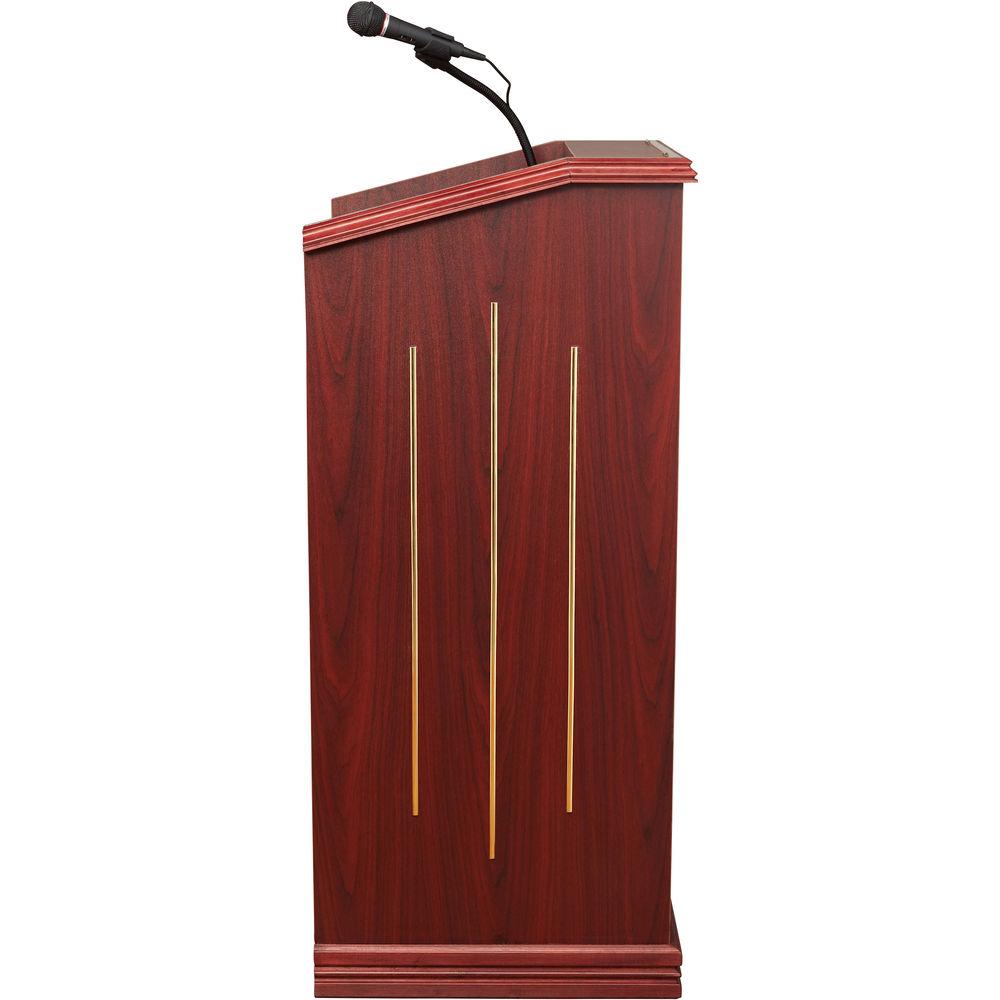 Oklahoma Sound Prestige Sound Lectern with Rechargeable Battery & Wireless Tie Clip Lavalier Mic
