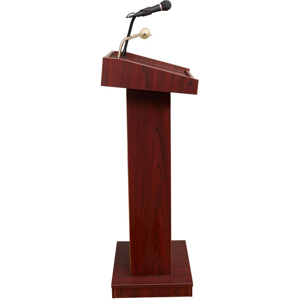 Oklahoma Sound The Orator Lectern with Rechargeable Battery & Handheld Wireless Mic
