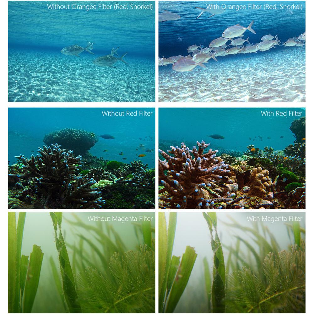 PGYTECH Filter For Gopro 6 5 Set ND4 8 16 32 PL