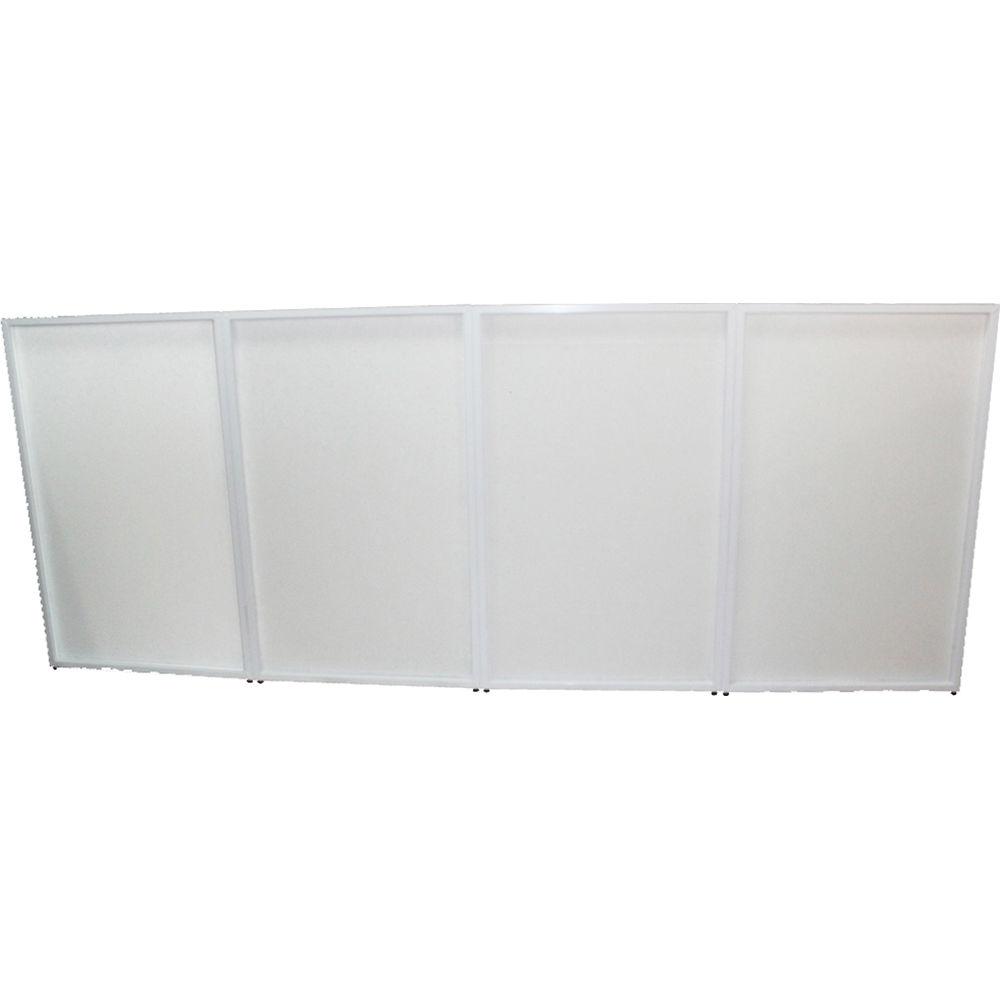 ProX DJ Facade - Aluminum 4-Panel Scrim Package with Bag and Black White Scrims