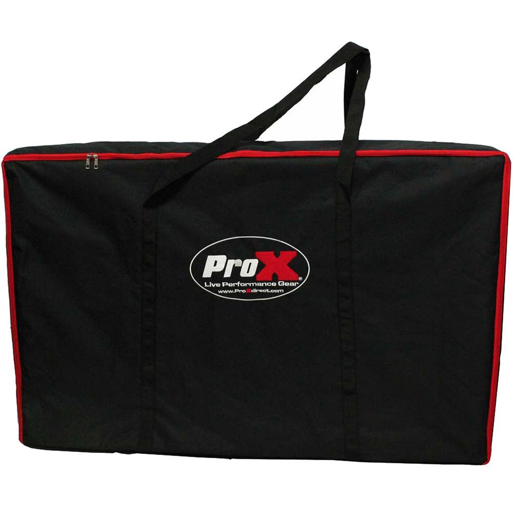 ProX DJ Facade - Aluminum 4-Panel Scrim Package with Bag and Black White Scrims