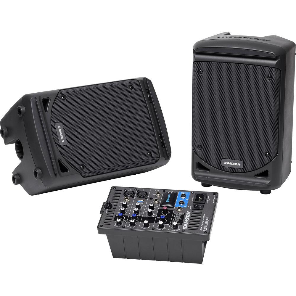 Samson Expedition XP300 6" 2-Way 300W All-In-One Portable Bluetooth-Enabled Stereo PA System