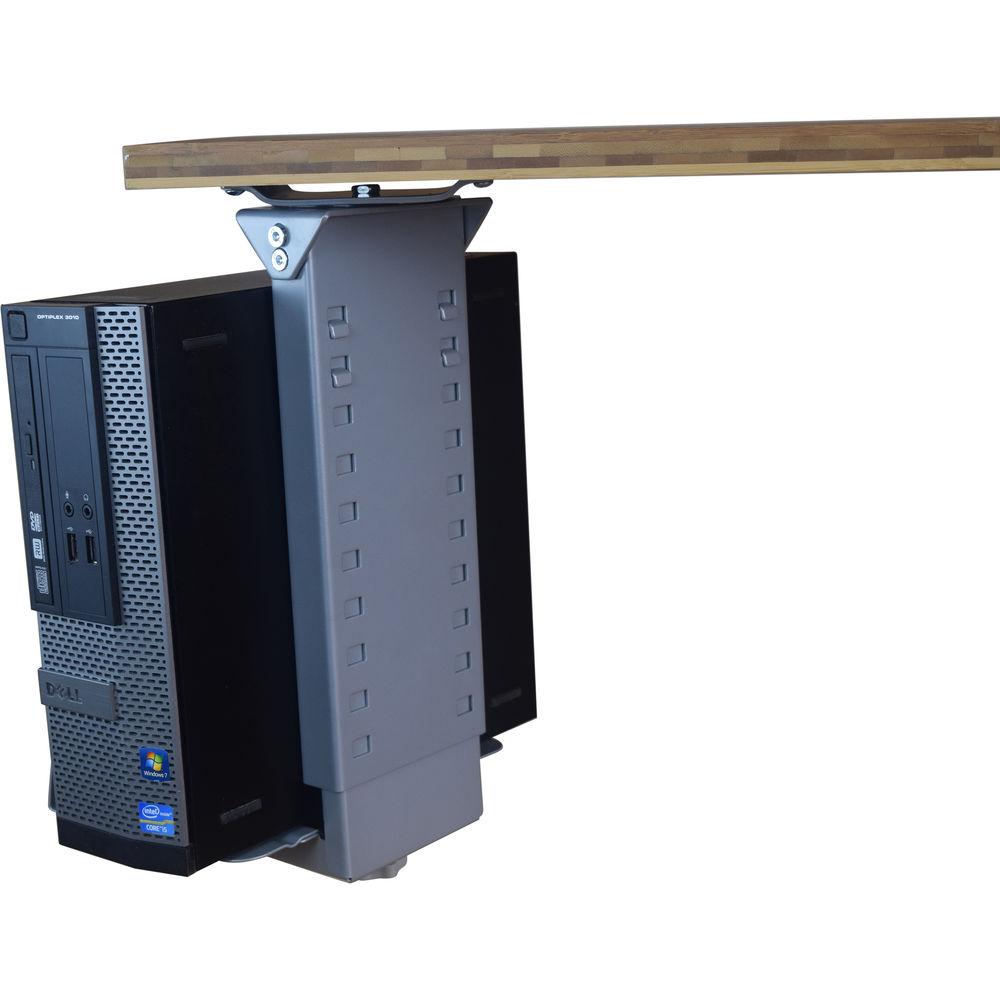 Uncaged Ergonomics Swiveling Under-Desk CPU Holder