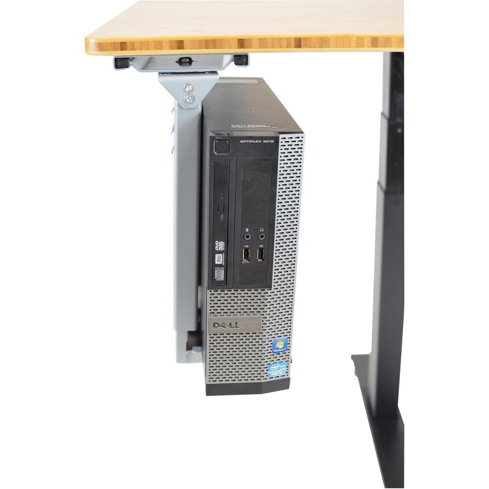 Uncaged Ergonomics Swiveling Under-Desk CPU Holder
