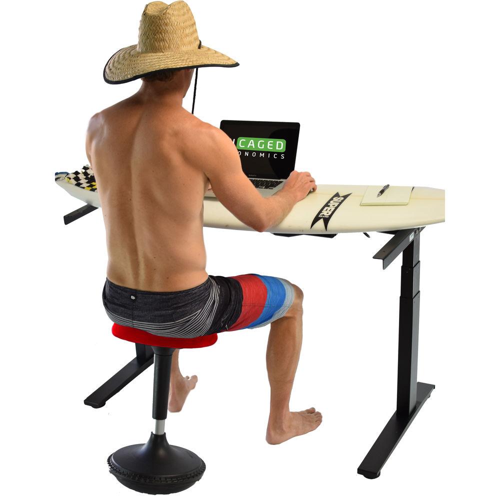 Uncaged Ergonomics Wobble Stool - Round Fabric Seat