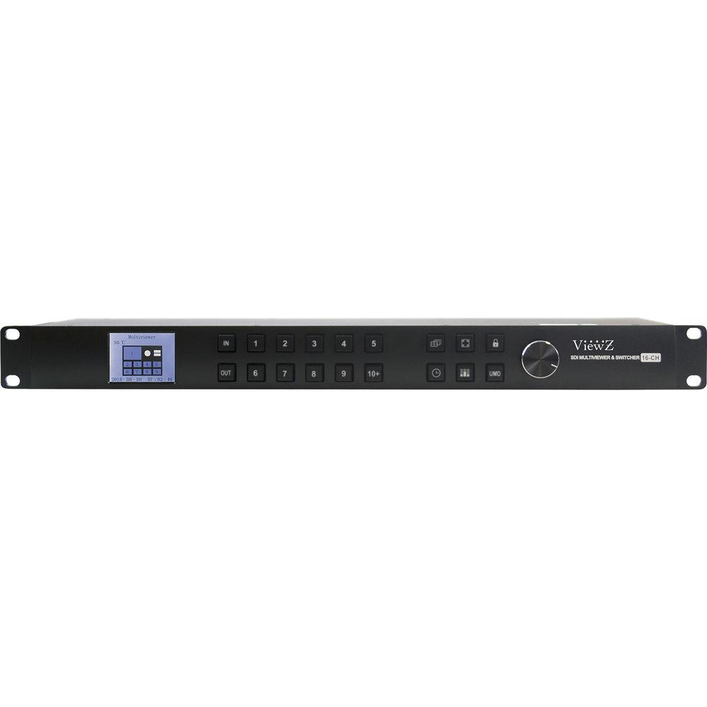 ViewZ Dual-Mode 16-Channel SDI Multi-Viewer and Matrix Switcher