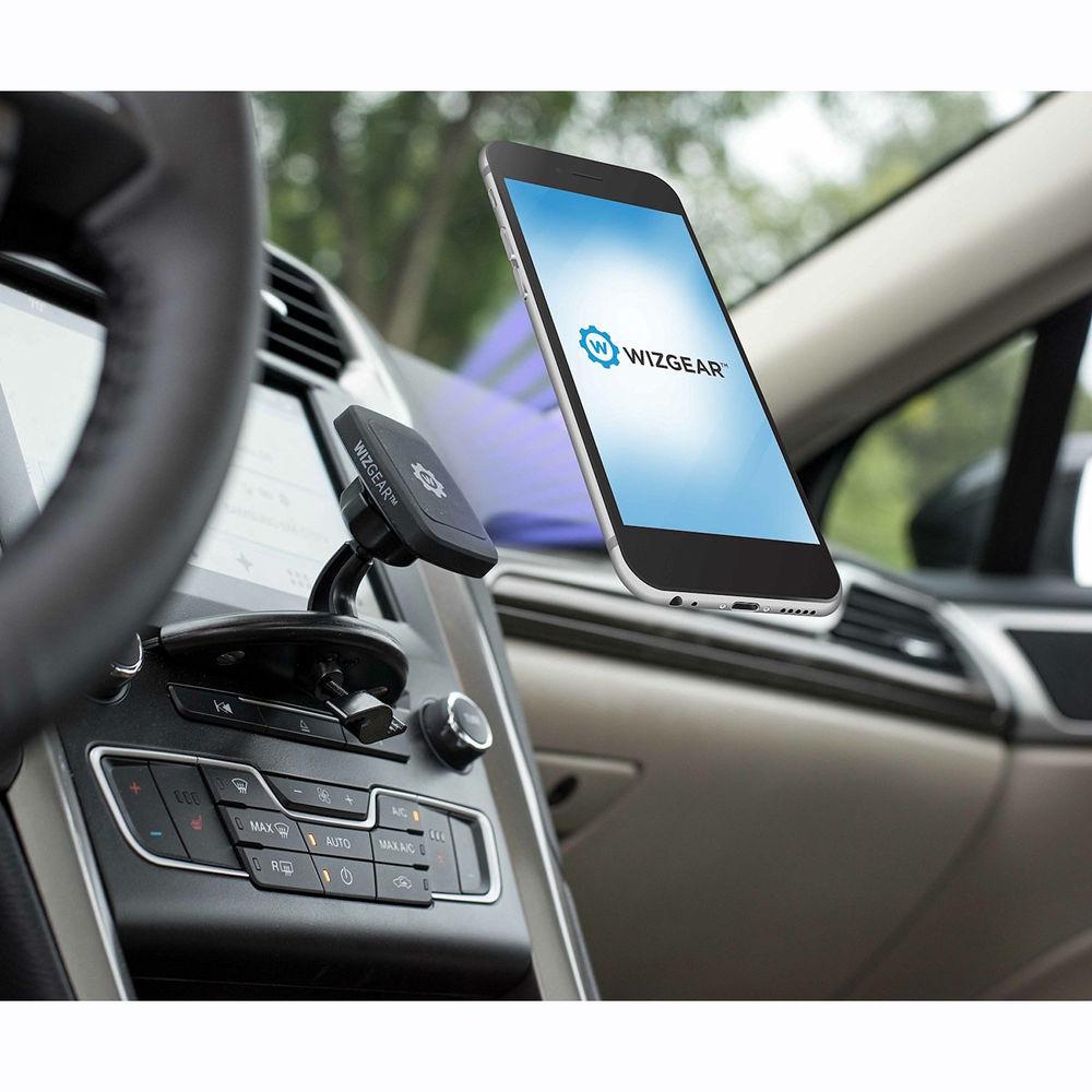 WizGear Universal CD Slot Magnetic Car Mount for Smartphones