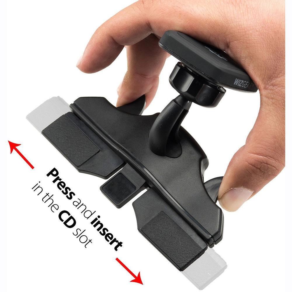 WizGear Universal CD Slot Magnetic Car Mount for Smartphones