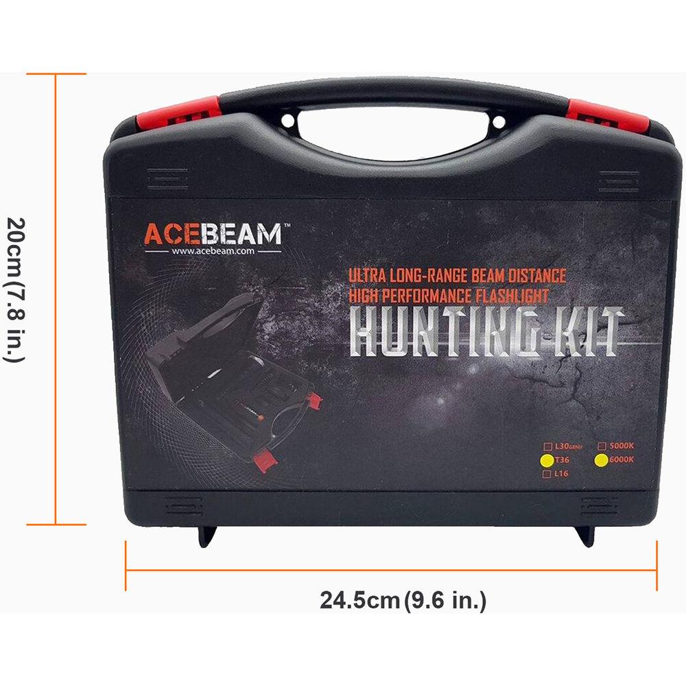 Acebeam T36 Rechargeable LED Flashlight Hunting Kit