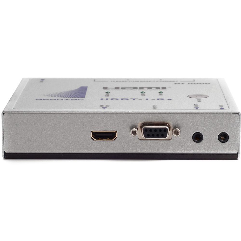Apantac Single-Port HDBaseT HDMI Receiver with IR, RS232, Ethernet, POE