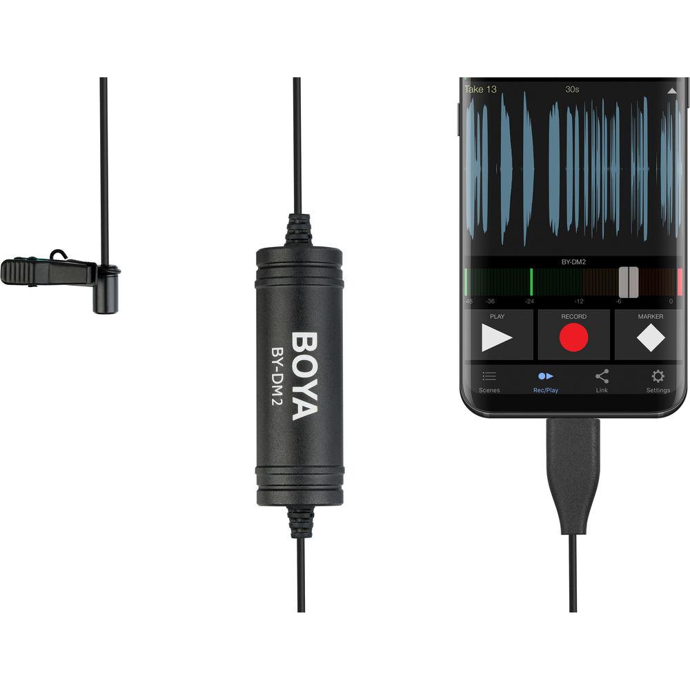 BOYA BY-DM2 Digital Lavalier Microphone for Android Devices