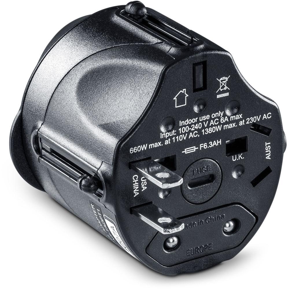 CyberPower TRA1A2 International 4-In-1 Travel Adapter