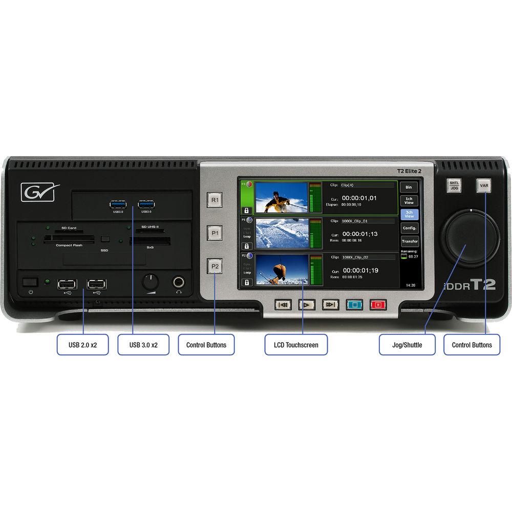 Grass Valley T2 Elite 2 Digital Recorder and Player