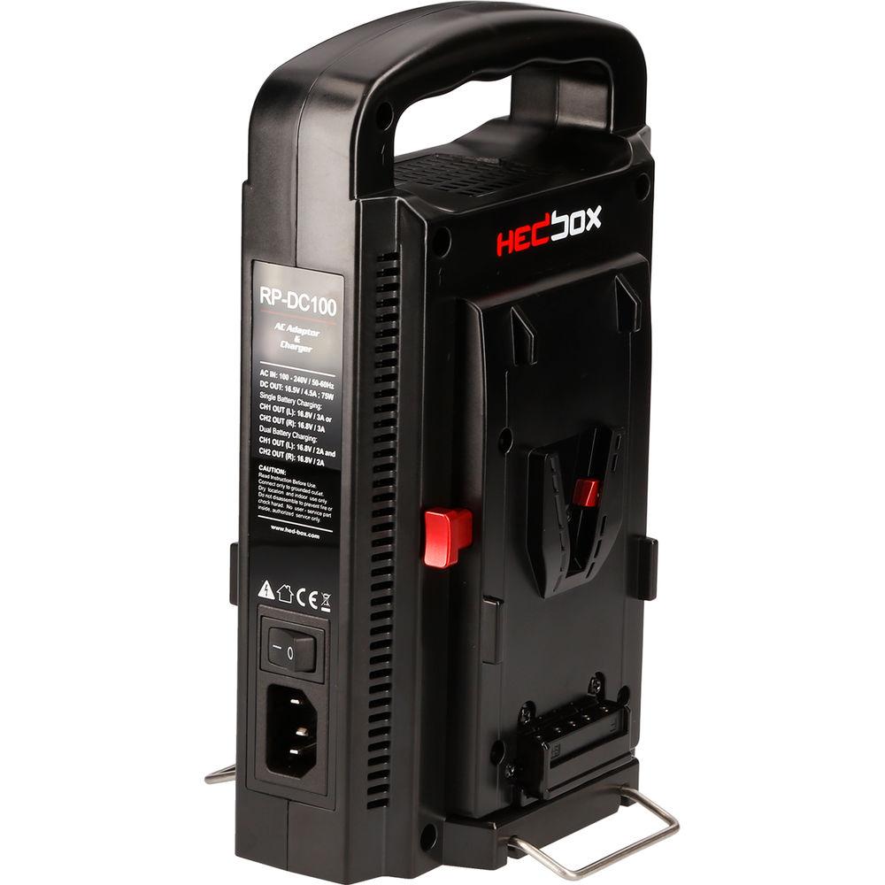 Hedbox RP-DC100V V-Mount Dual Battery Charger
