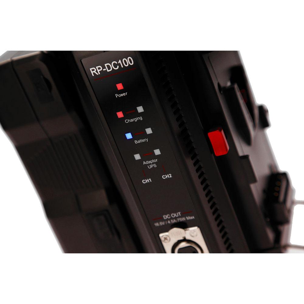 Hedbox RP-DC100V V-Mount Dual Battery Charger