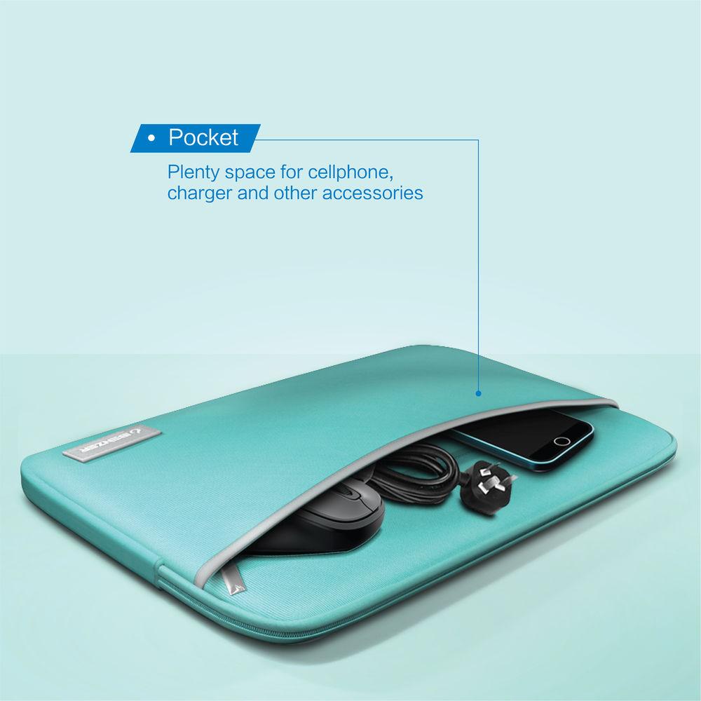 iBenzer 13.3" Neoprene Protective Laptop Sleeve with Accessory Pocket