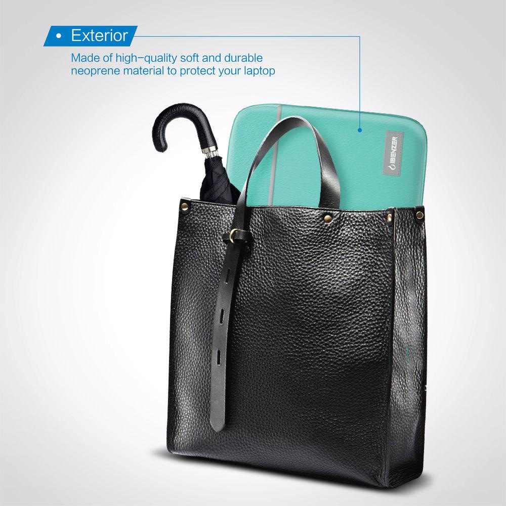 iBenzer 13.3" Neoprene Protective Laptop Sleeve with Accessory Pocket