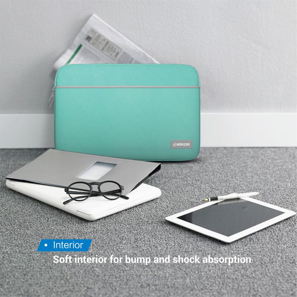 iBenzer 13.3" Neoprene Protective Laptop Sleeve with Accessory Pocket