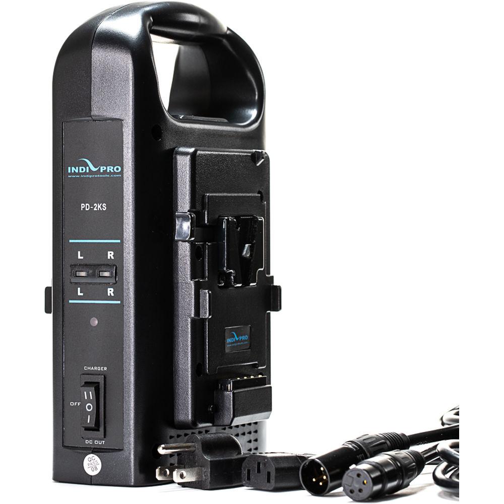 IndiPRO Tools 95W V-Mount Li-Ion Battery with Dual Charger Bundle