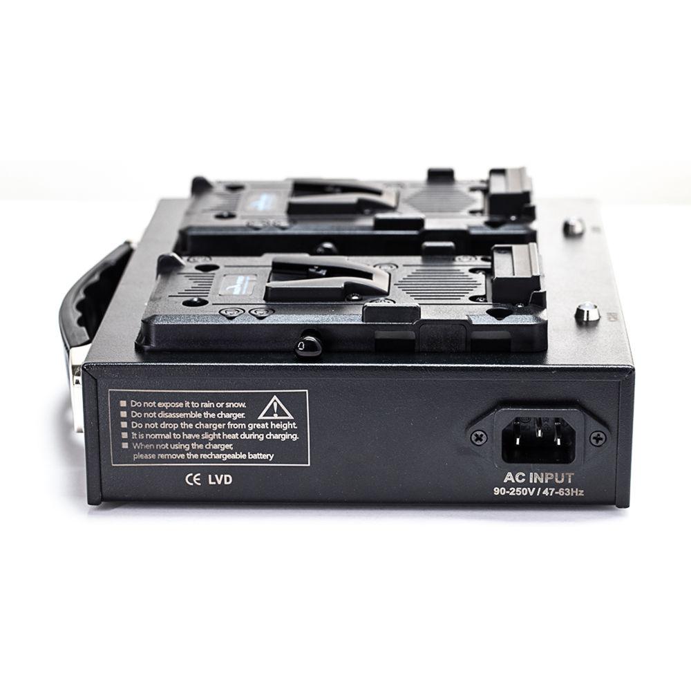 IndiPRO Tools Dual Fusion V-Mount Battery Charger