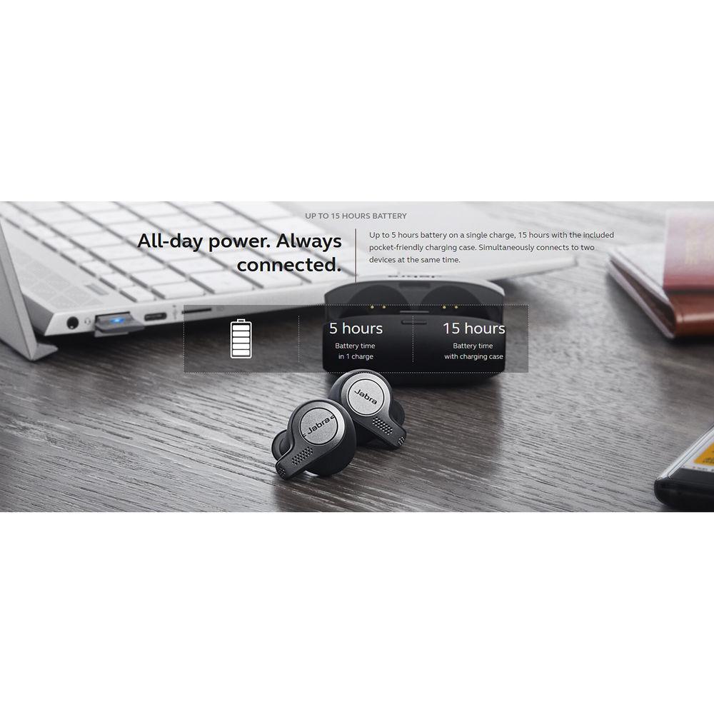 Jabra Evolve 65t MS Wireless Earbuds