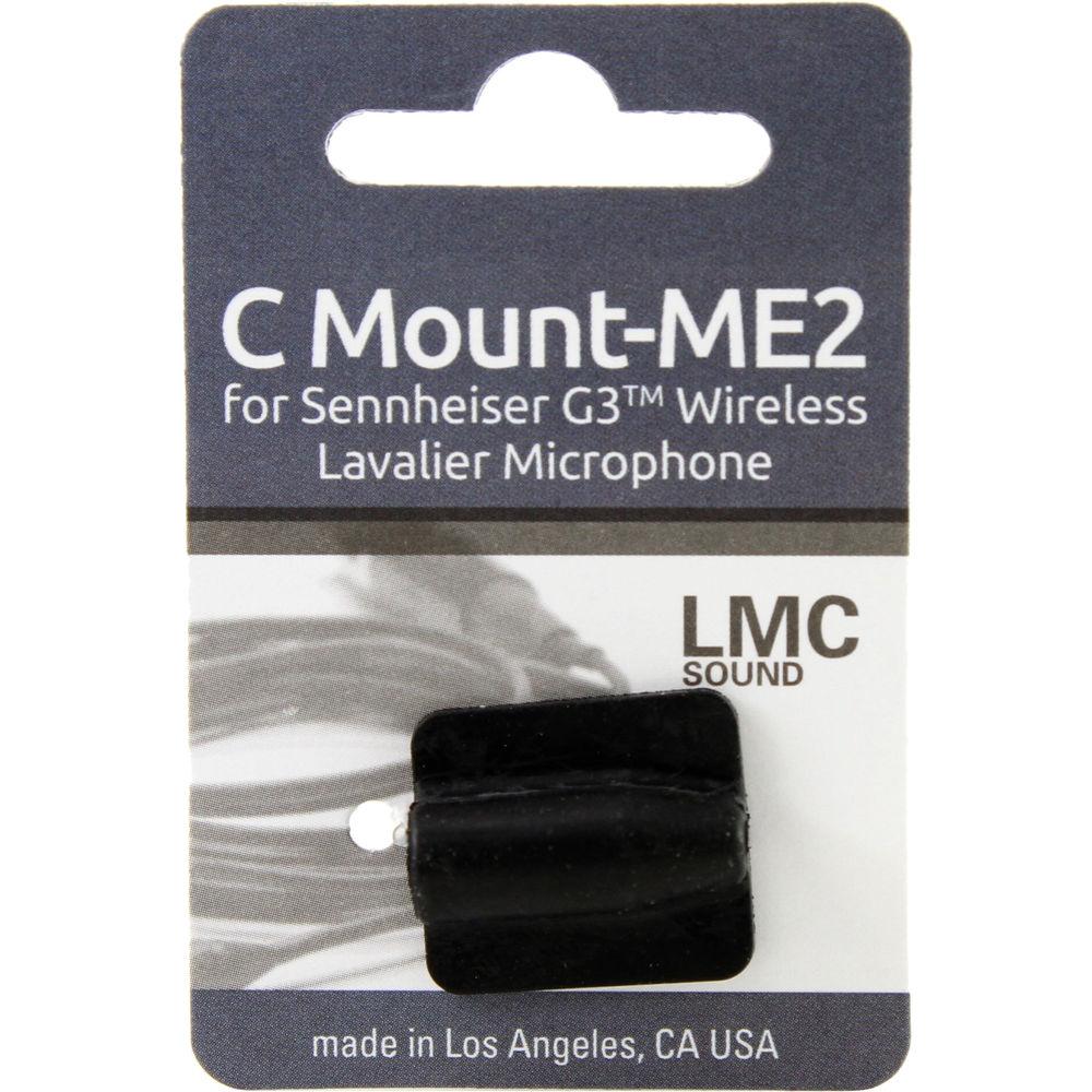 LMC Sound CMTME2-BK C Mount for Sennheiser ME 2 Lavalier Microphones