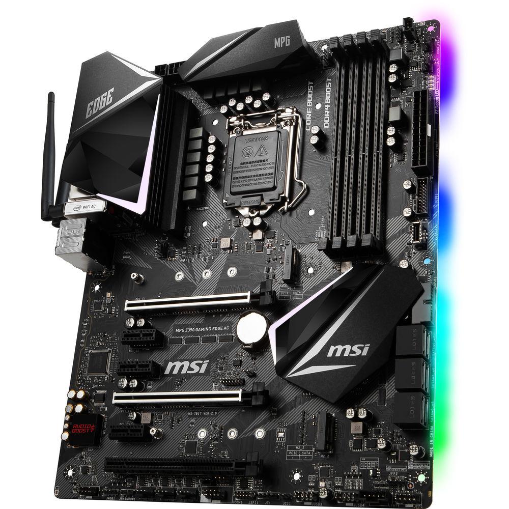 MSI MPG Z390 GAMING EDGE AC LGA 1151 ATX Motherboard