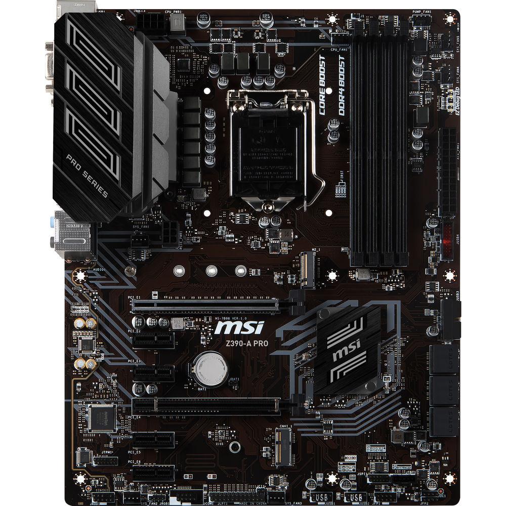 MSI Z390-A PRO LGA 1151 ATX Motherboard