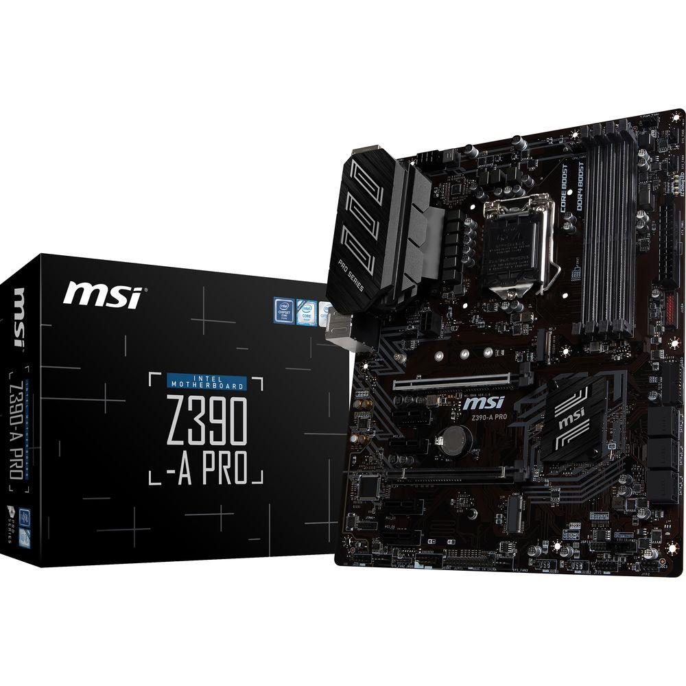 MSI Z390-A PRO LGA 1151 ATX Motherboard