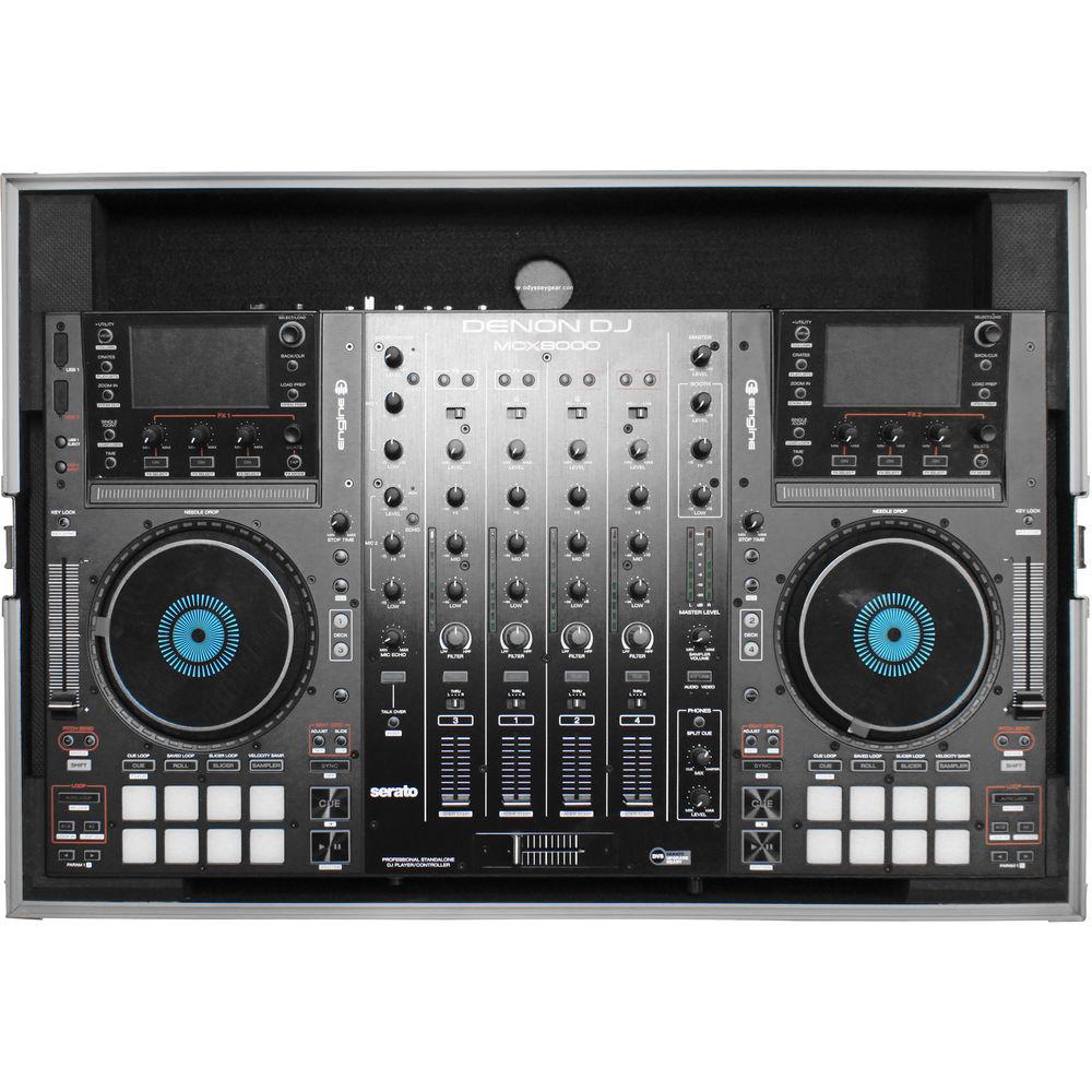 Odyssey Innovative Designs Flight Zone Low-Profile Case for Denon MCX8000 DJ Controller