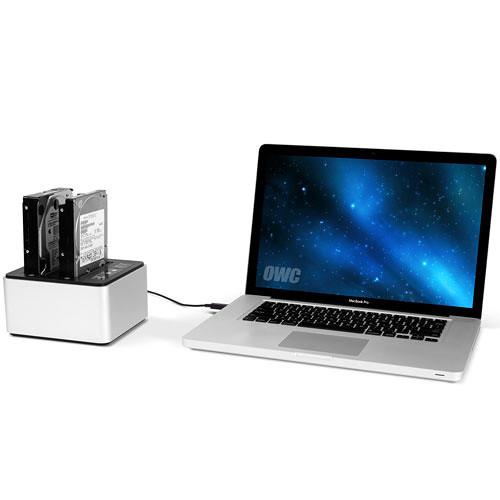 OWC Other World Computing Drive Dock USB 3.1 Dual Drive Bay Solution for 2.5" and 3.5" SATA Drives