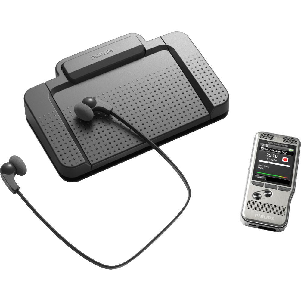 Philips DPM6700 PocketMemo Dictation and Transcription Set