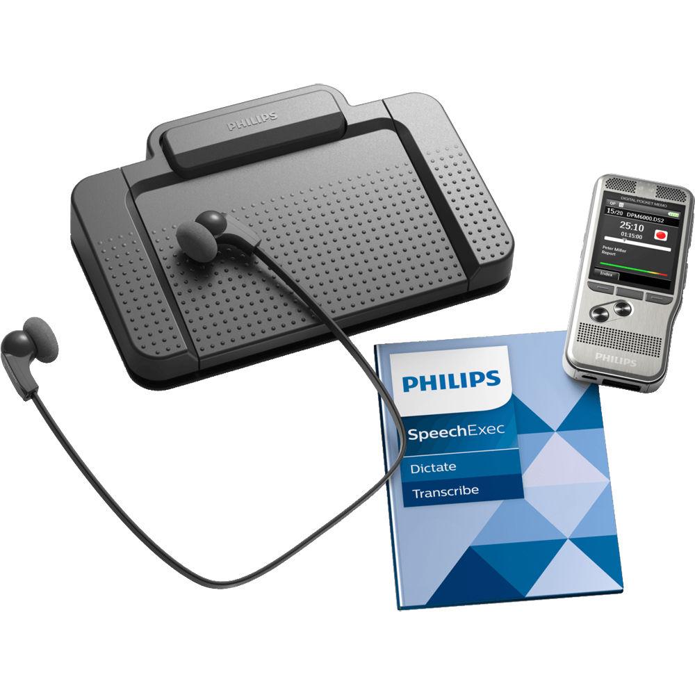 Philips DPM6700 PocketMemo Dictation and Transcription Set