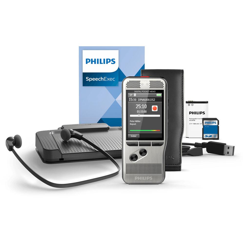 Philips DPM6700 PocketMemo Dictation and Transcription Set
