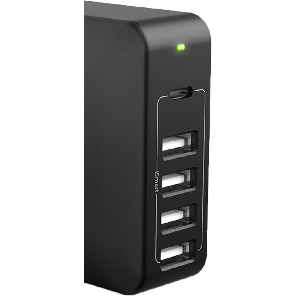 RAVPower 60W 5-Port USB Type-A Wall Charger with USB Type-C PD