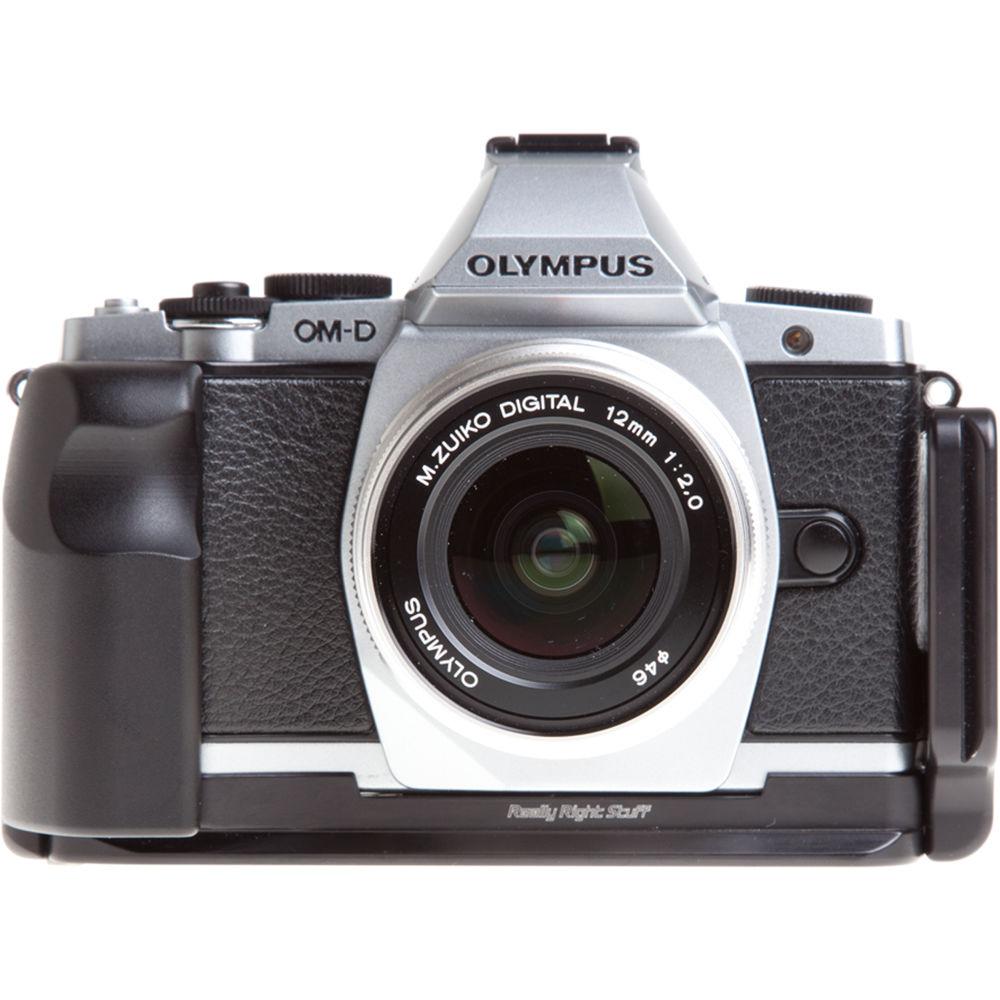 Really Right Stuff BOEM5 Set L-Plate and Grip for Olympus OM-D E-M5