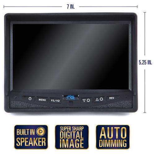 Rear View Safety 7" LED Digital Color Rear View Monitor