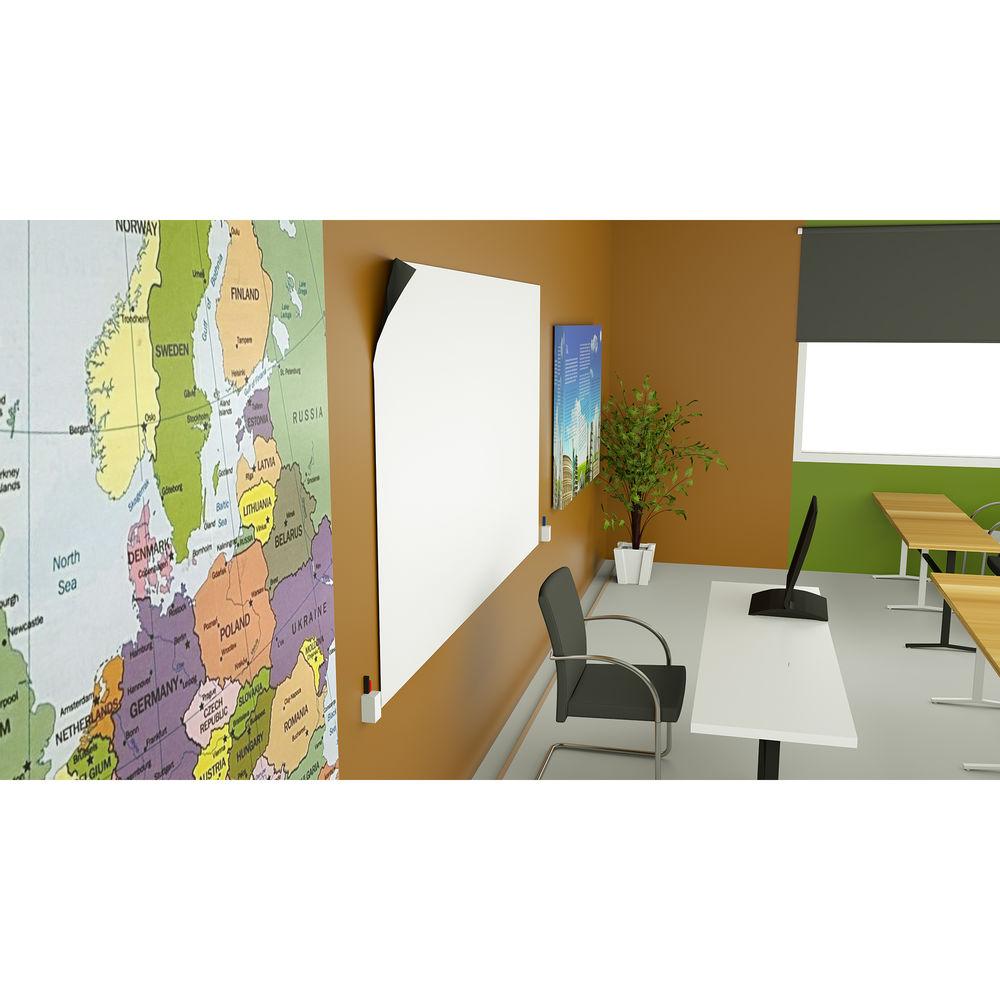 Screenline SA180GFR ScreenApp 112.5 x 180" Whiteboard Adhesive Film Screen