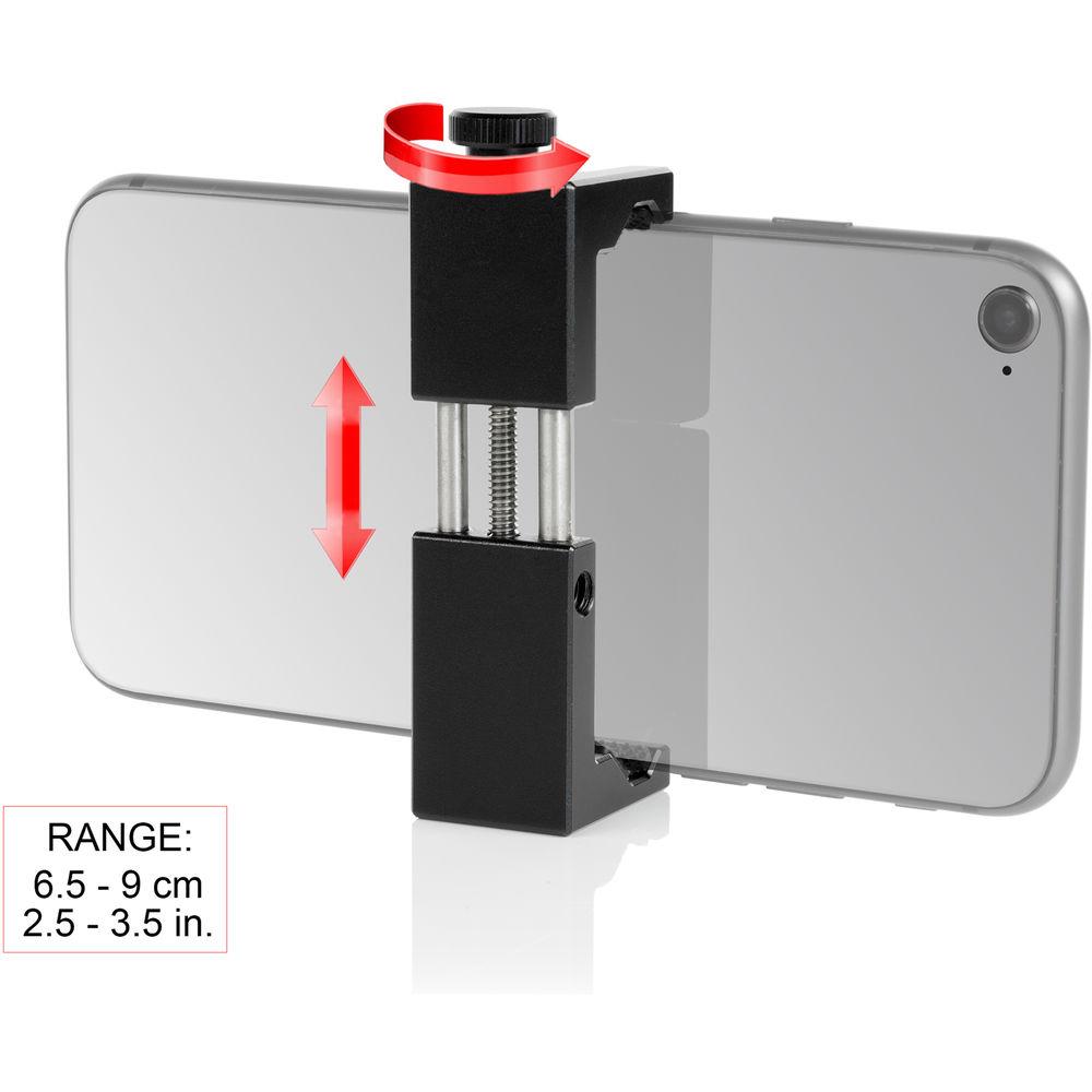 SHAPE Smartphone Aluminum Clamp Tripod Mount with Cold Shoe