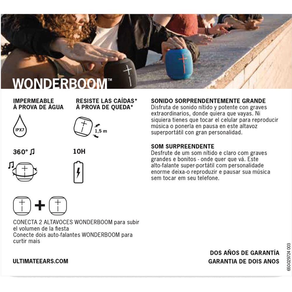 Ultimate Ears WONDERBOOM Freestyle Portable Mini Bluetooth Speaker