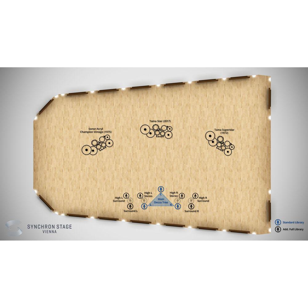 Vienna Symphonic Library Synchron Power Drums Upgrade - Virtual Instrument